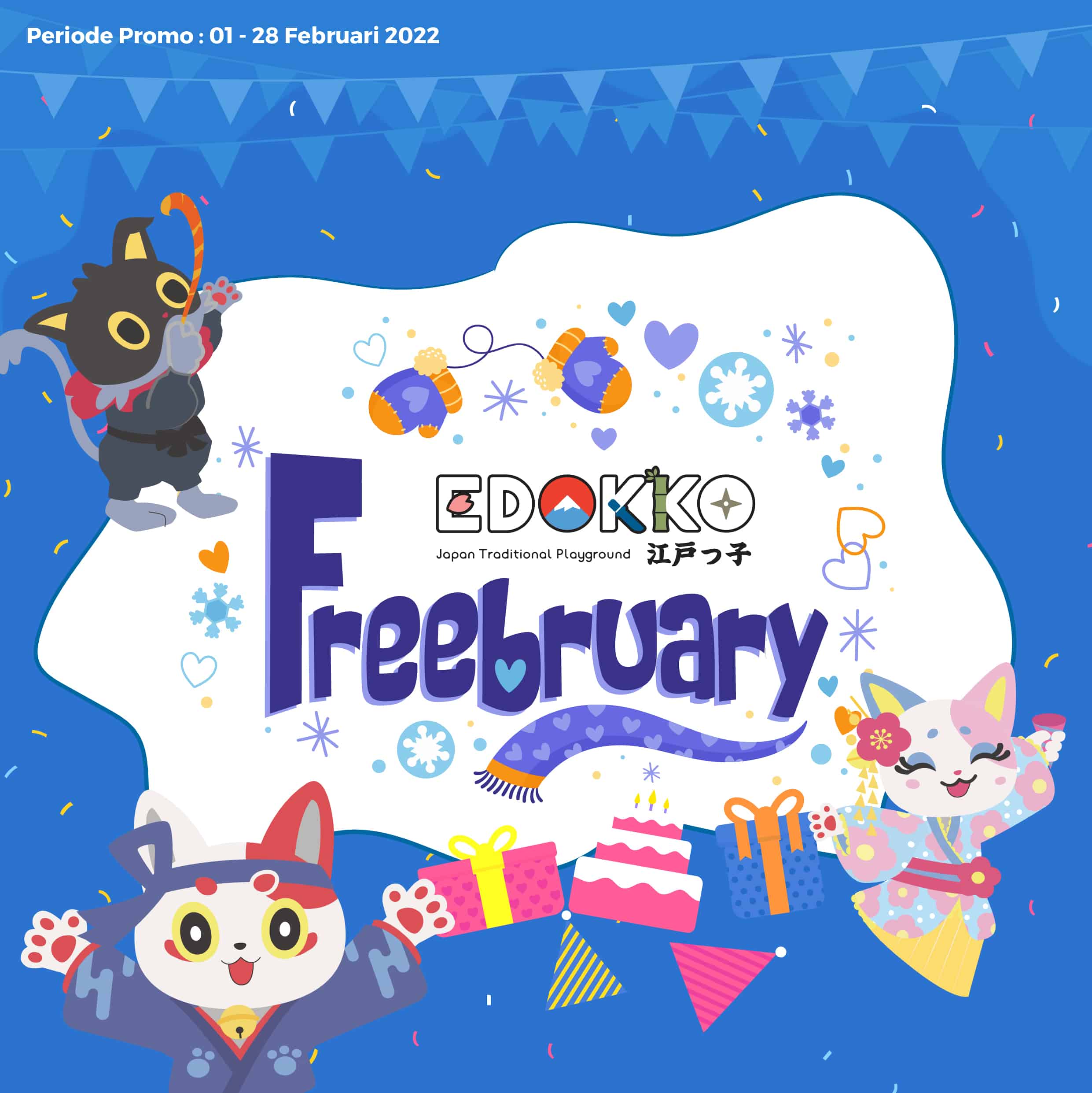 (Indonesia) Promo Ulang Tahun Freebruary Edokko