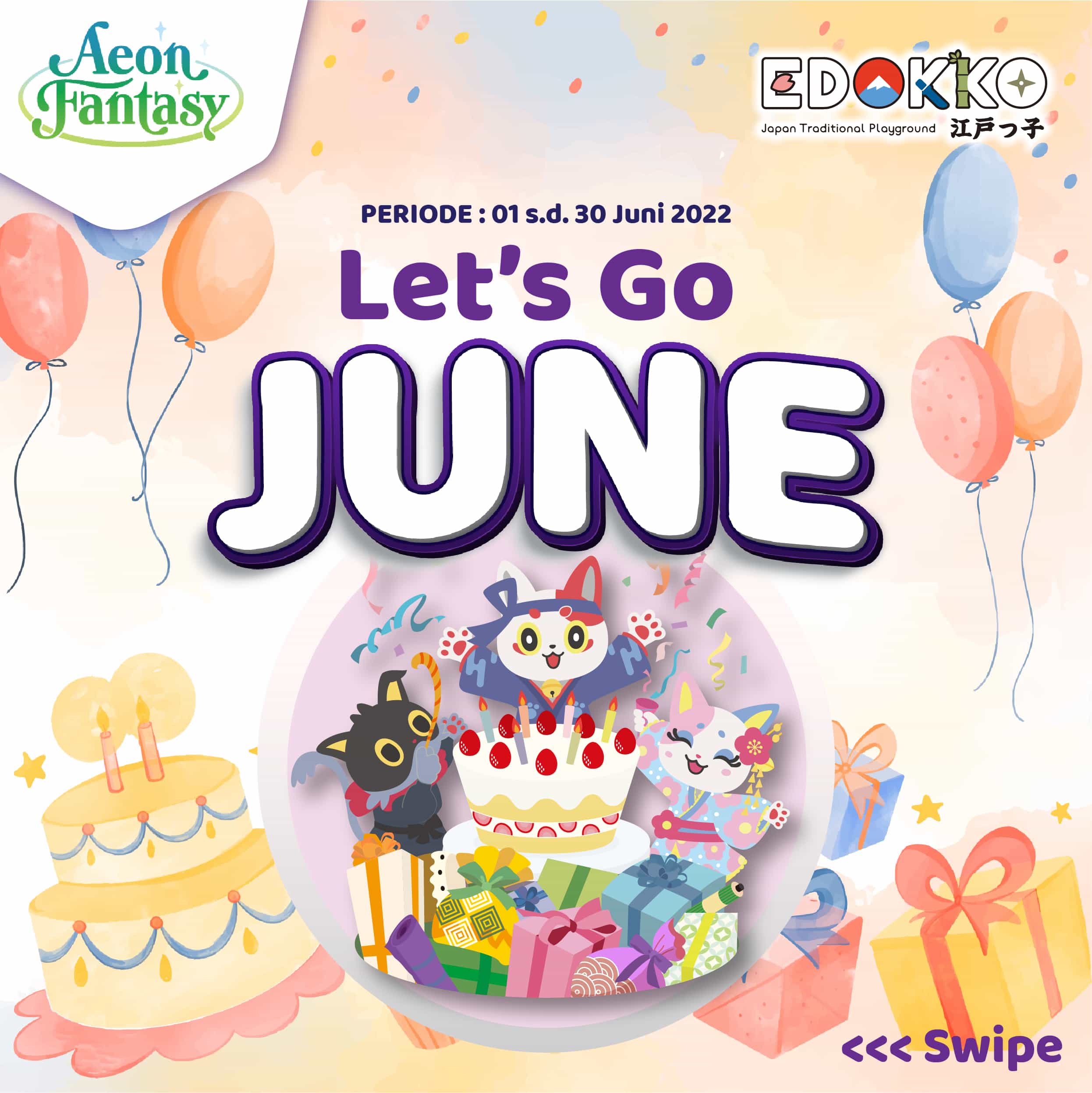 Promo Birthday Edokko Let’s Go June