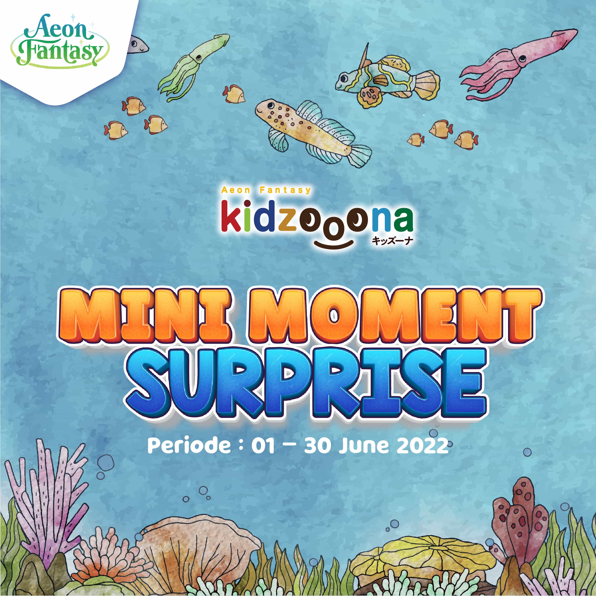 (Indonesia) Mini Moment Surprise kidzooona (Free Voucher Bermain)