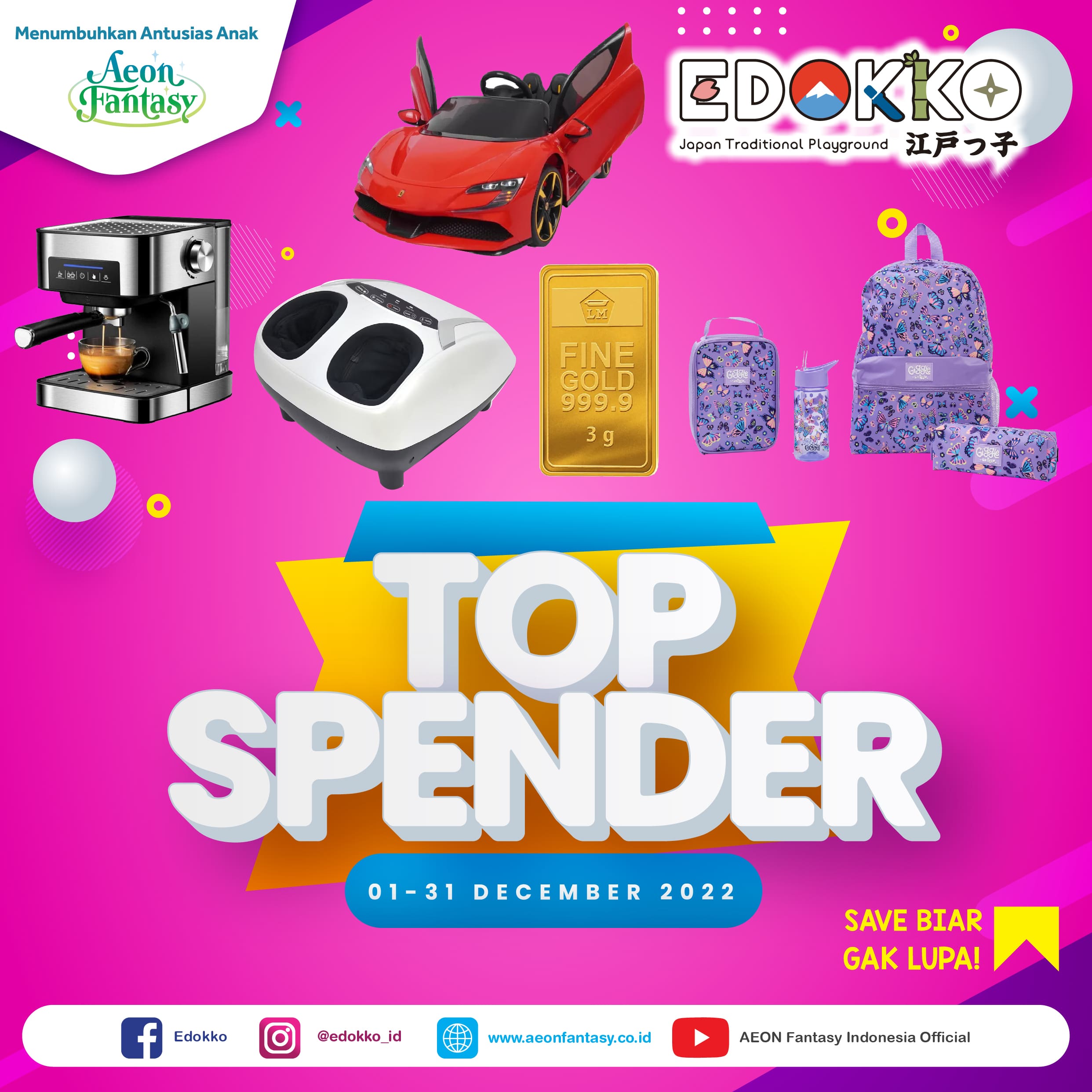 [Edokko] Promo Top Spender