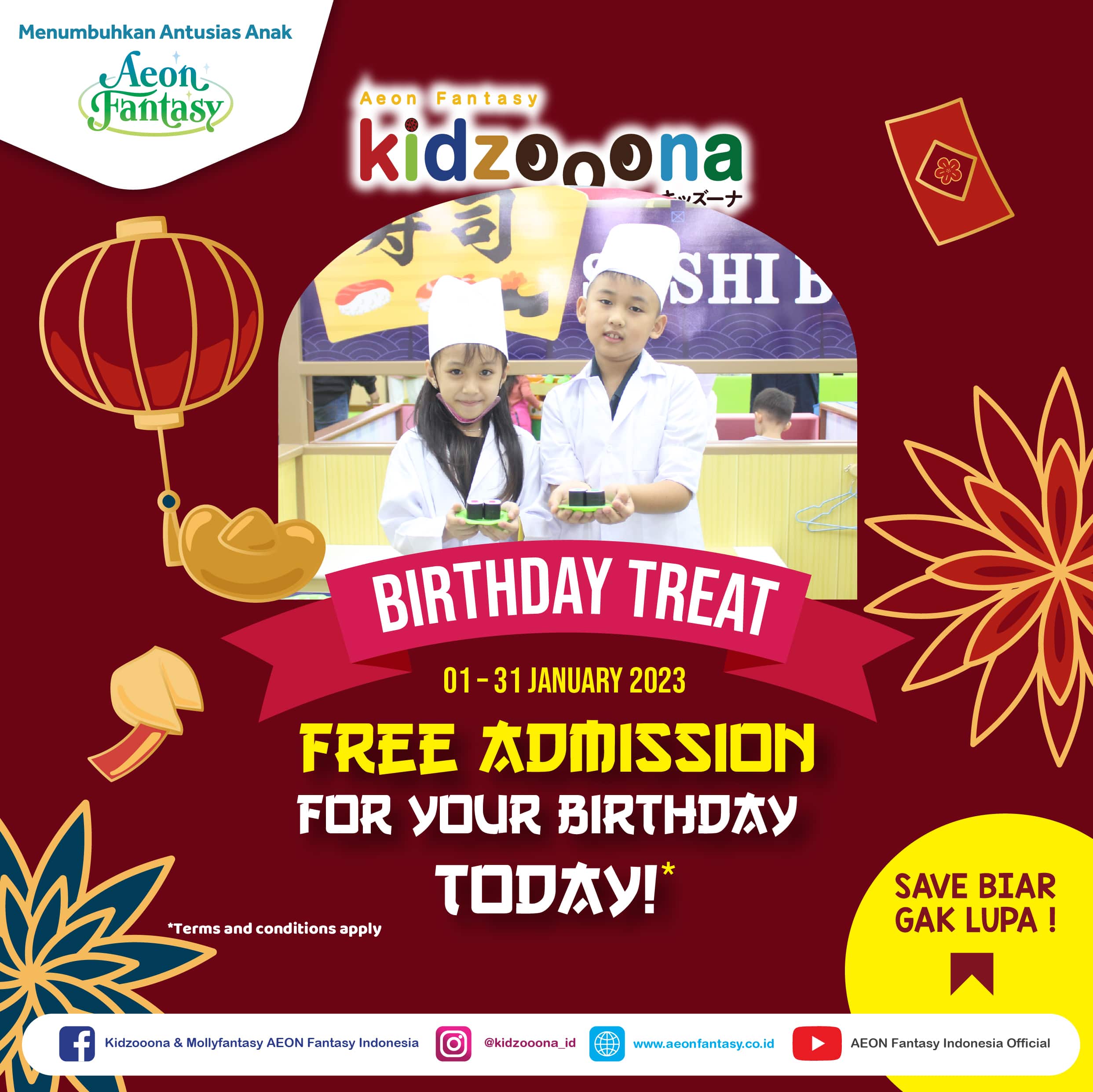 [kidzooona] Birthday Treat (Birthday Promo)