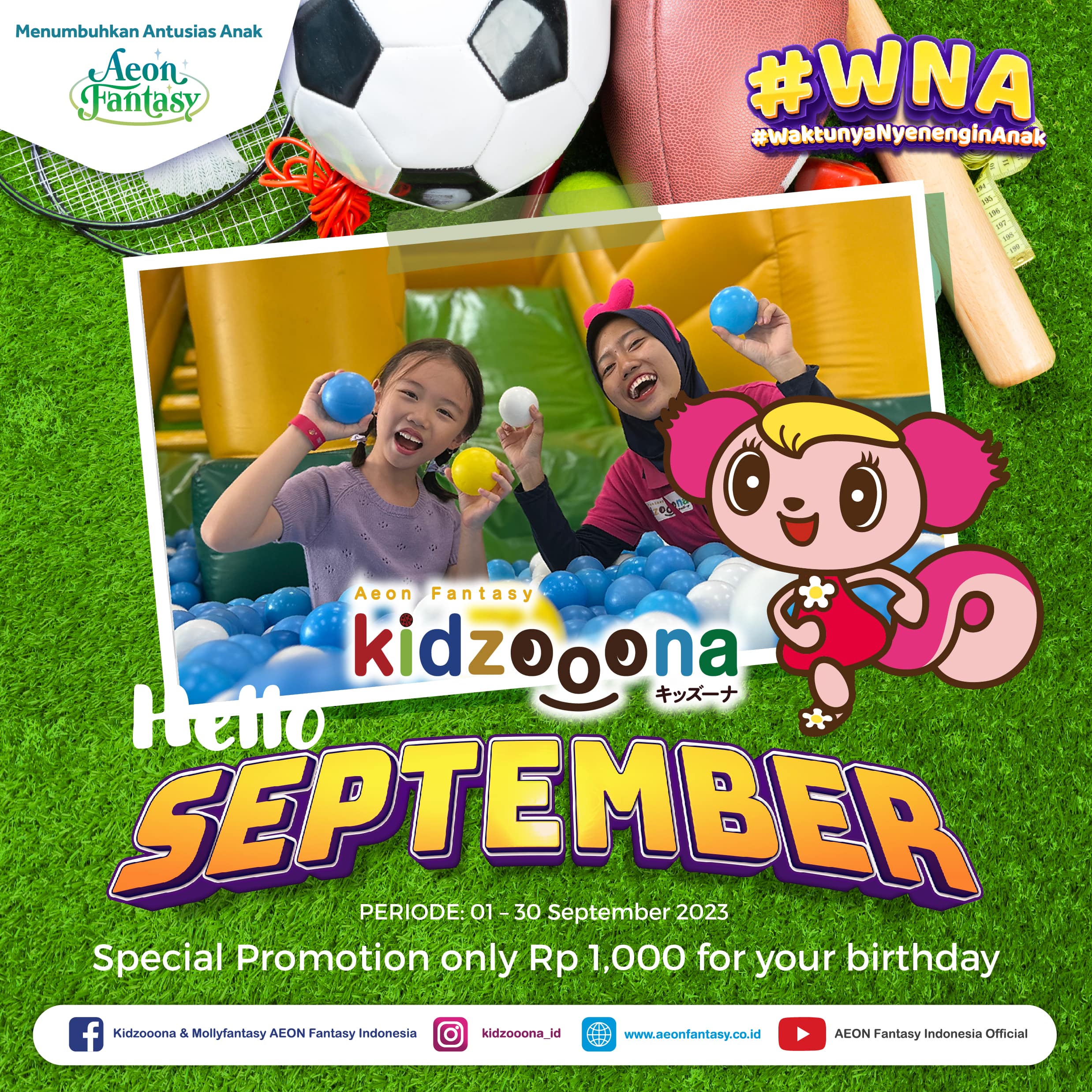 [kidzooona] Hello September Birthday Promo