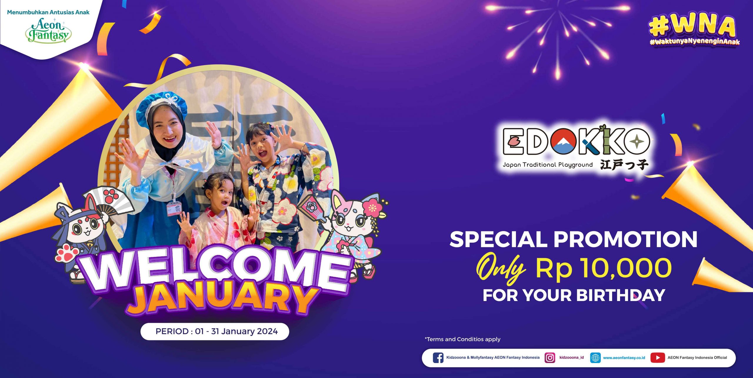 [EDOKKO] Welcome January Promo Birthday